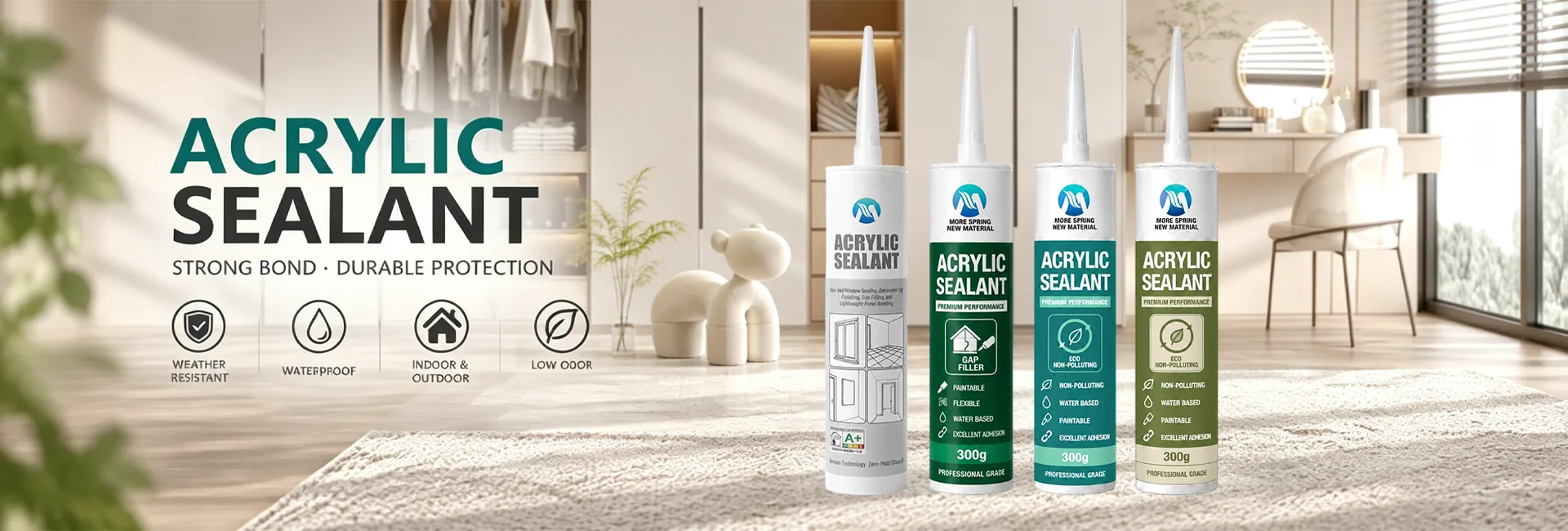 Acrylic Water-Based Sealants range