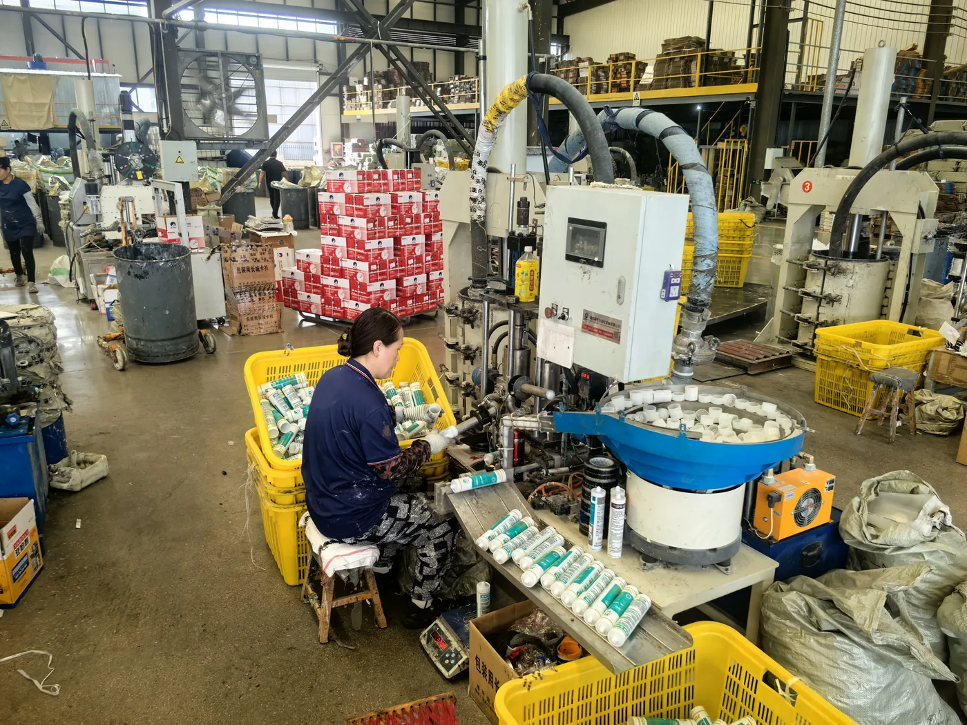 Morespring factory: filling line