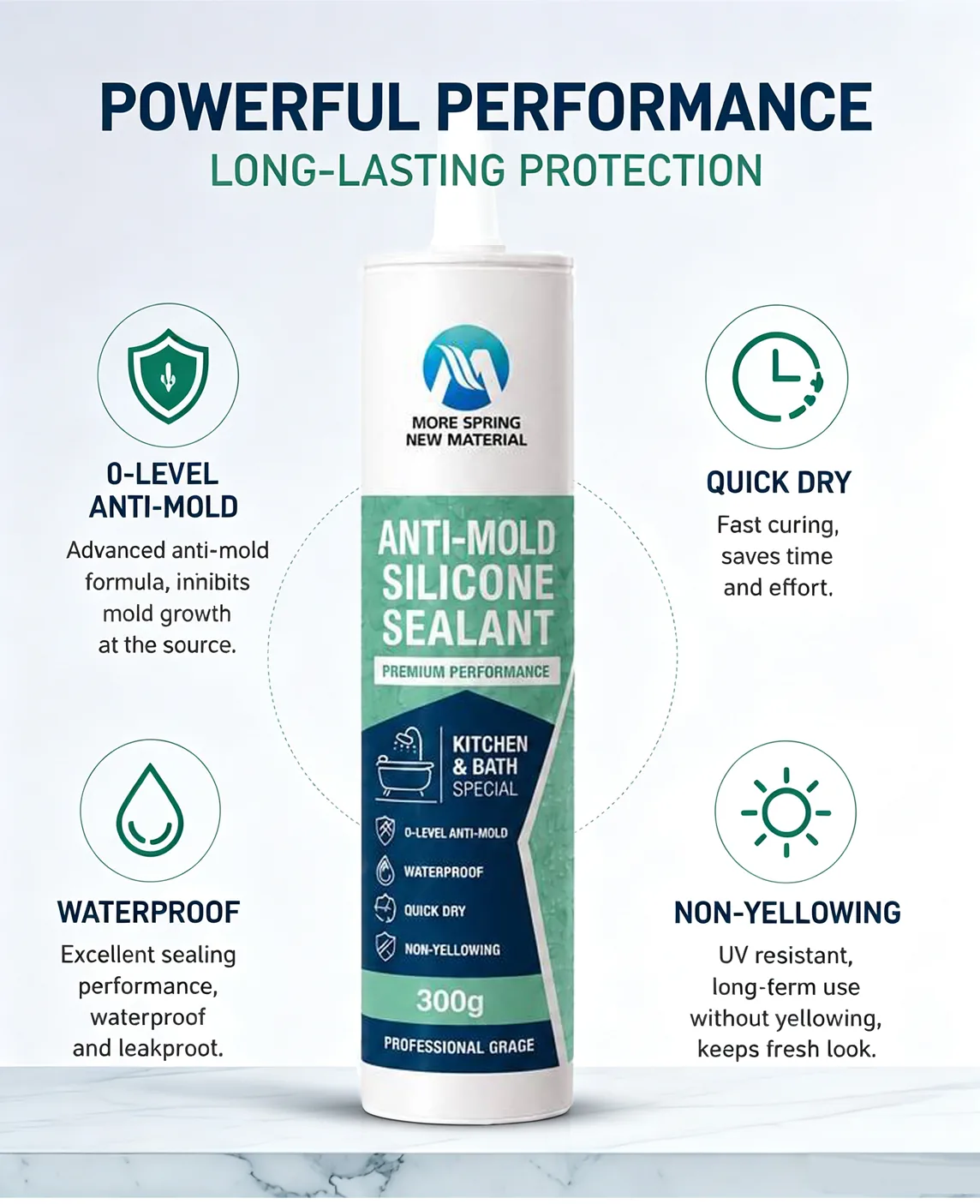 Kitchen & Bathroom Anti-Mold Sealant — image 2 of 4