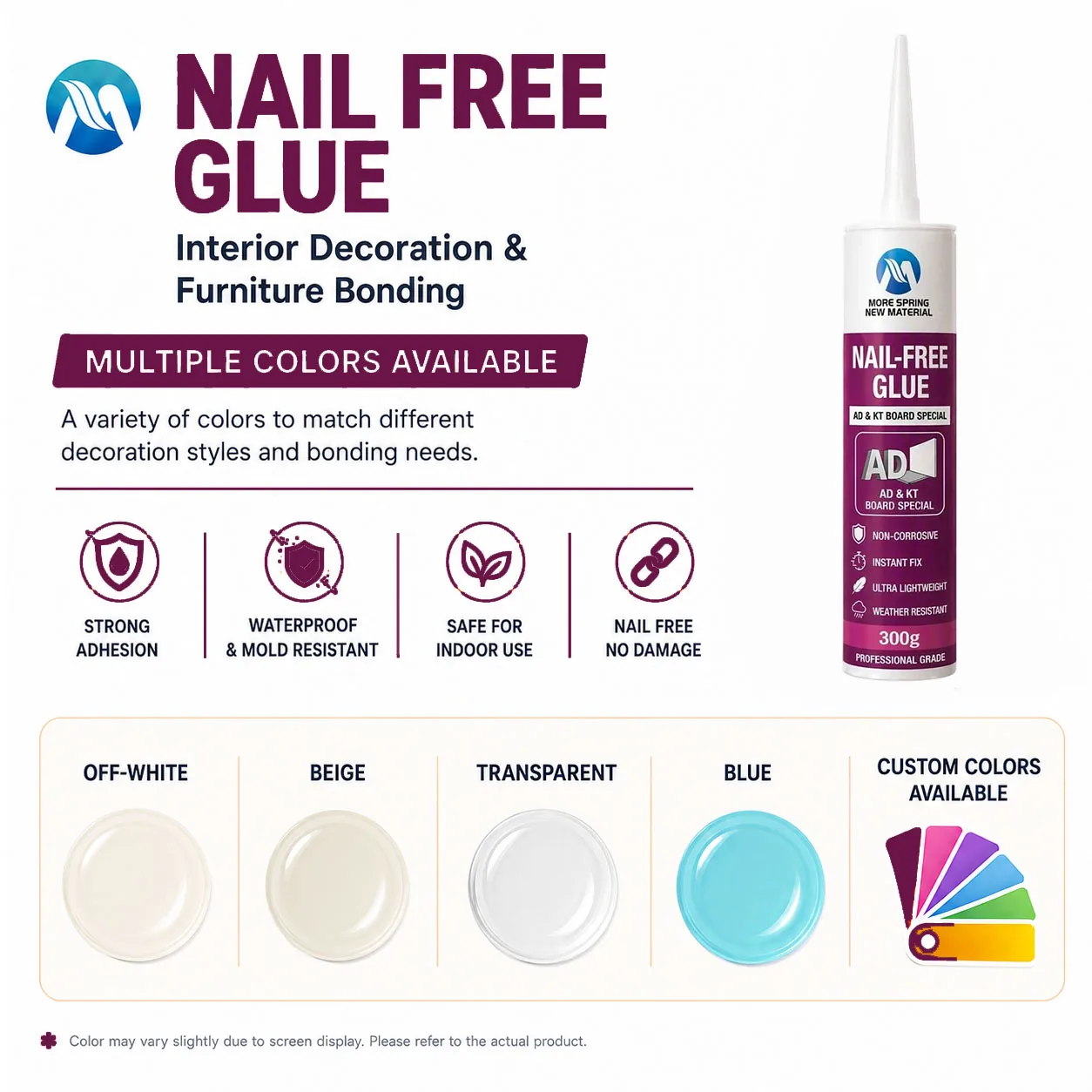 Nail-Free Adhesive for Letters & KT Board — image 4 of 5