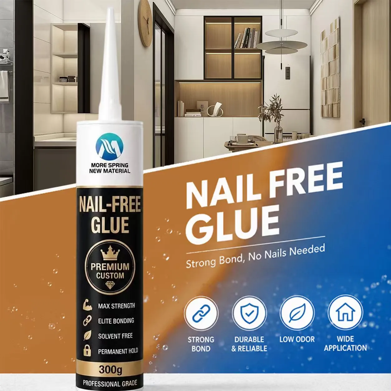 Premium Weather-Resistant Nail-Free Adhesive — image 3 of 4